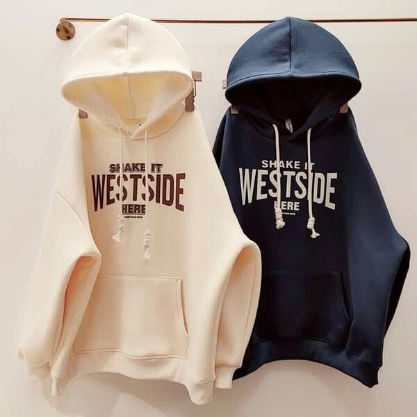 HOODIE UNISEX SHAKE IT WESTSIDE - ATASAN TEBAL HALUS PREMIUM