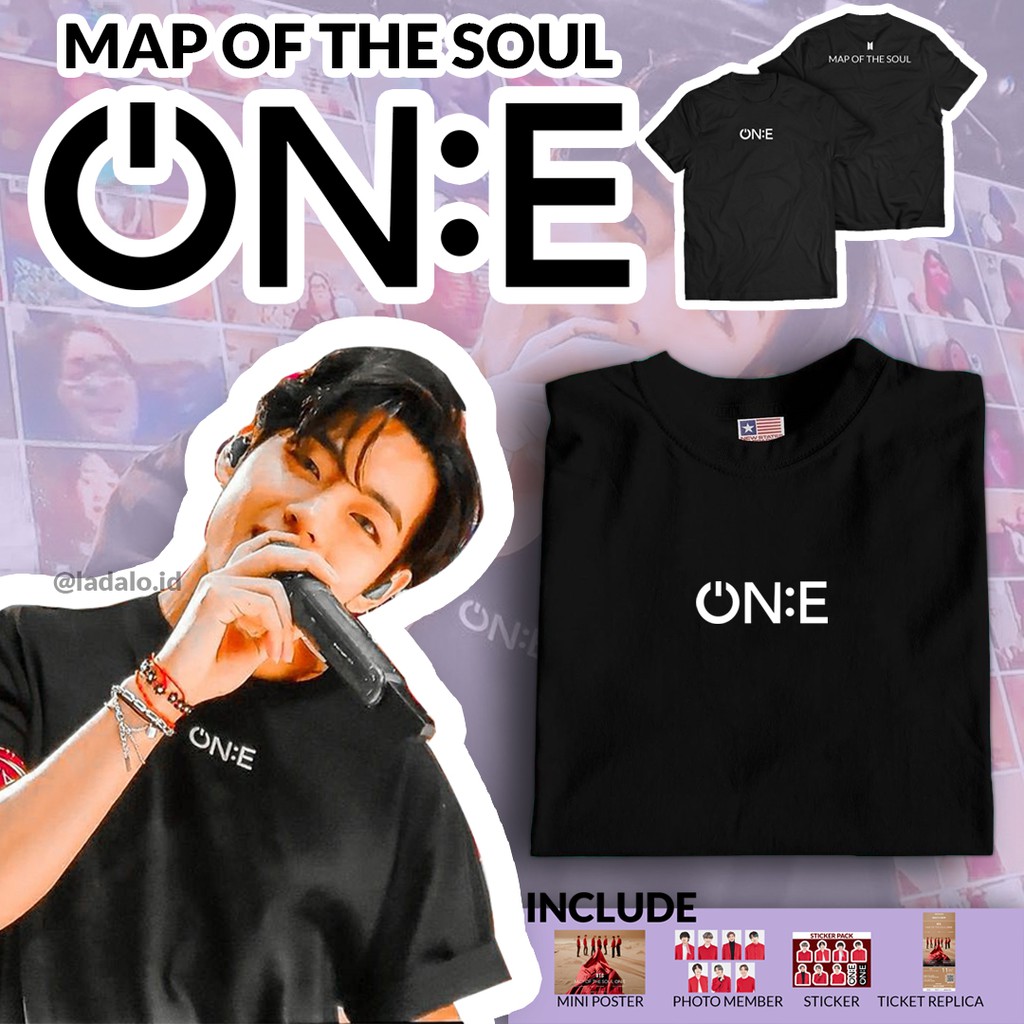 BTS ON:E UNOFFICIAL MD TSHIRT | Kaos Lengan Pendek & Panjang