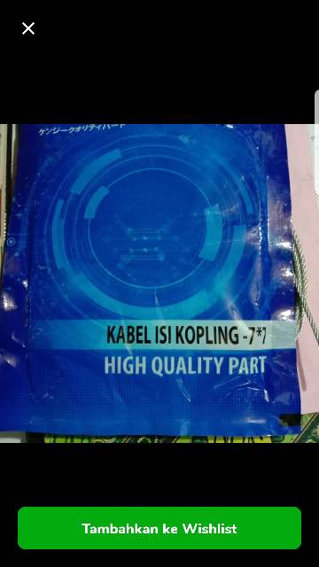 Isi kabel kopling vespa.. universal 180cm