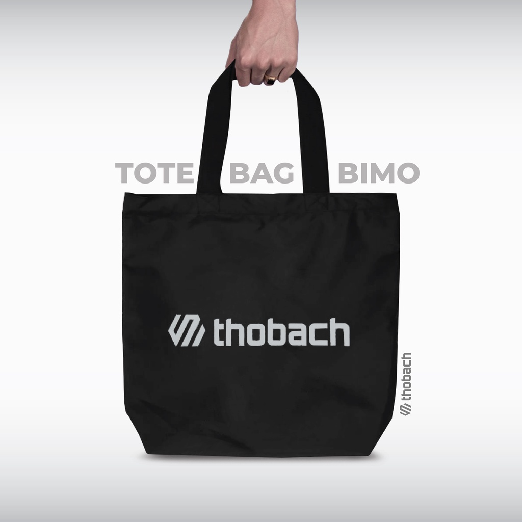 PROMO MURAH LEBAY TOTE BAG TAS JINJING TAS BAHU PRIA WANITA ANTI AIR MULTIFUNGSI LOGO 2 THOBACH