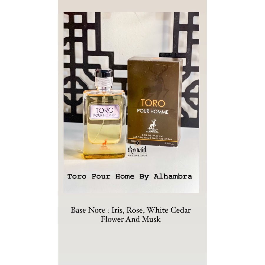 TORO POUR HOMME BY MAISON AL HAMBRA EAU DE PERFUME