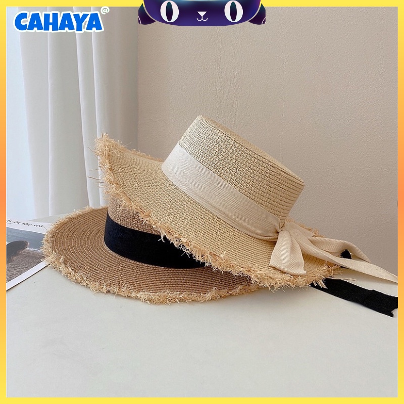 CAHAYA Topi Pantai Wanita Pelindung UV - Summerhat Pantai Import T110