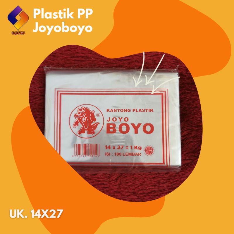Plastik Joyo boyo PP Ukuran 14x27 (1KG)