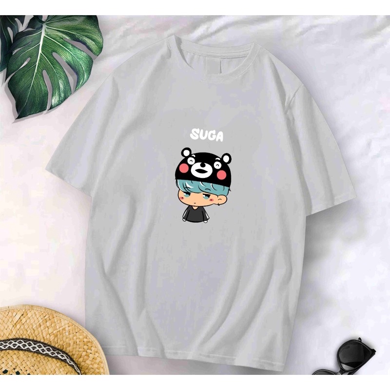Baju kaos oversize xl tee tshirt cewe wanita dewasa remaja abg motif terbaru-Suga