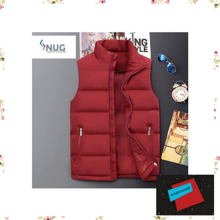 Jaket Pria parasut parka gunung rompi terlarisrompi parasut tebal model baru KK460