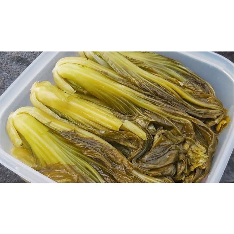 

sayur asin basah / sawi asin bungkusan