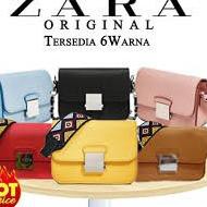 PRODUK TERBARU tas wanita Zara tas Sling Bag Double Strap asli import tas selempang tas kulit tas br