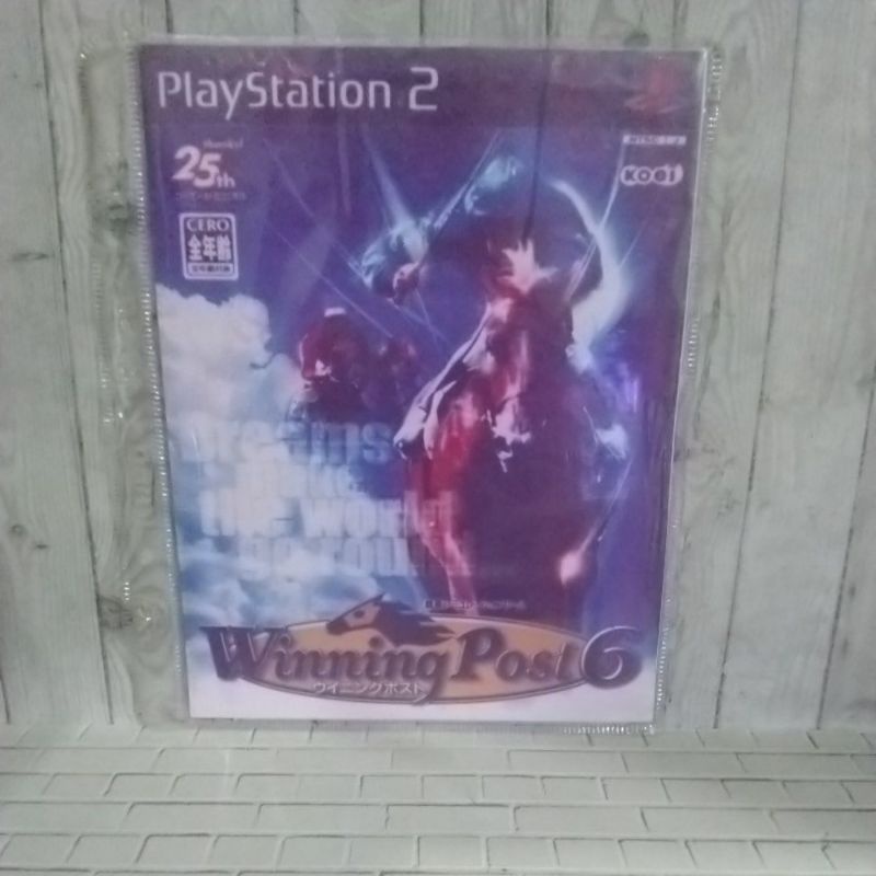 CD  KASET ORIGINAL PS2 Winning Post 6 Jpn Bahasa Jepang