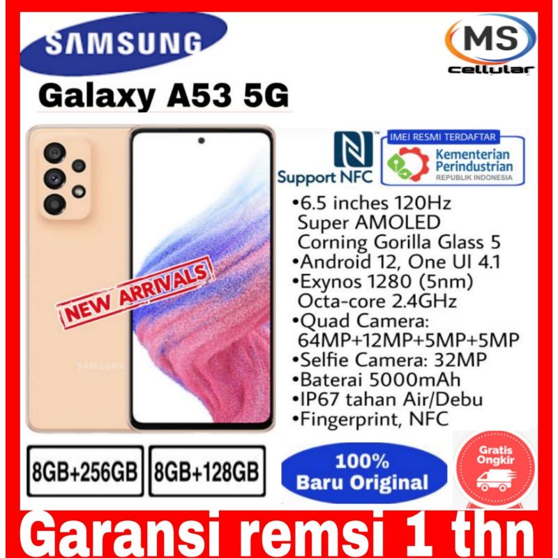 Samsung Galaxy A34 5G 8/256GB [ A34 ram 8gb rom 128GB ] garansi resmi sein segell