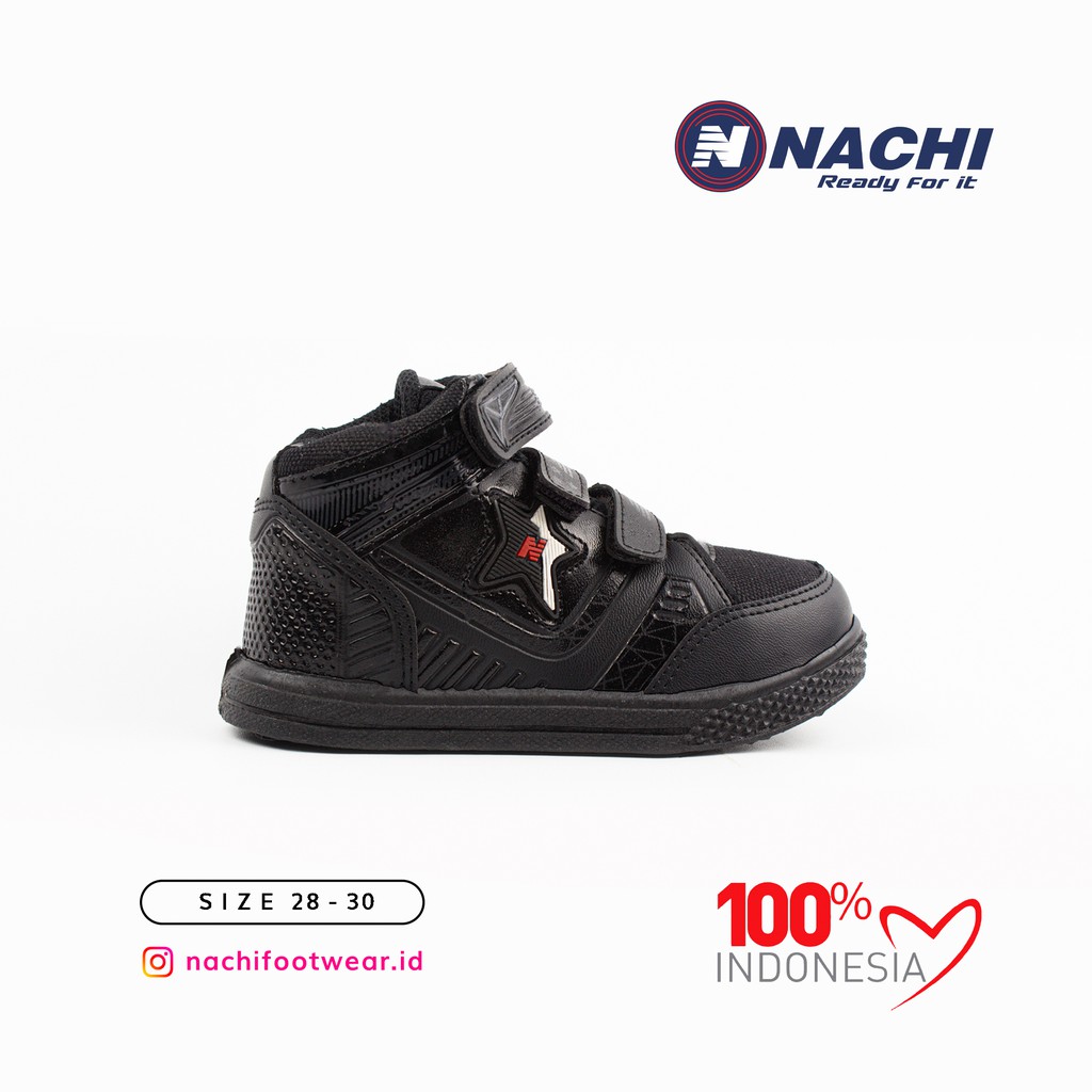 Sepatu Sekolah Anak Bahan Import - Nachi GOLDSTAR (28-30)