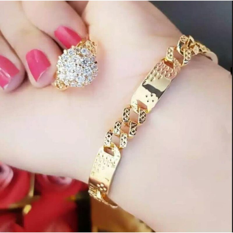 SM set Gelang gelamor xuping cenel  Fre Cincin  Cantik Terlaris