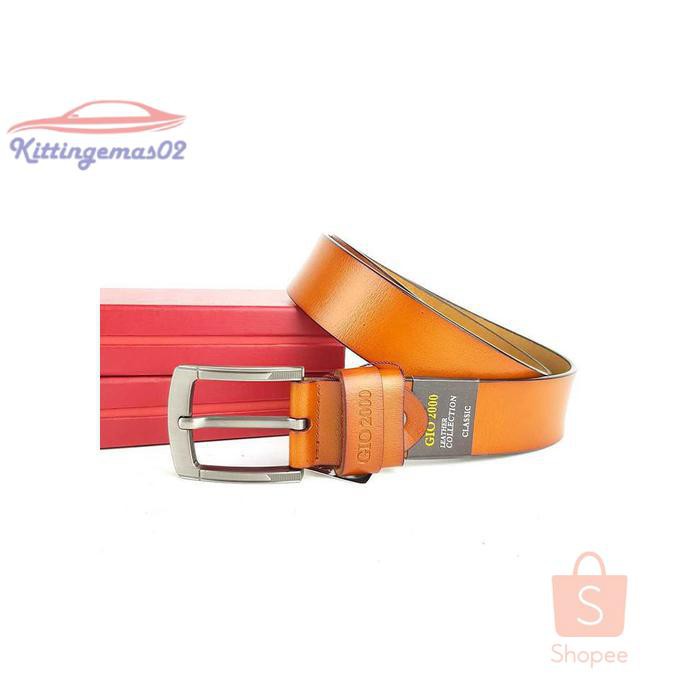IKAT PINGGANG PRIA GESPER SABUK KTG2I2021 KULIT ASLI GIO 2000 JRM 15
