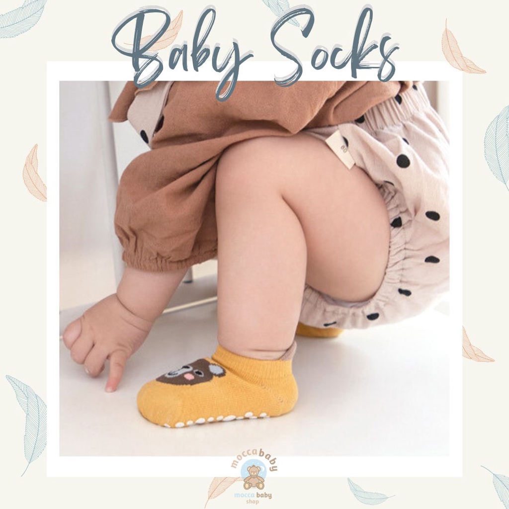 MBSS - Kaos Kaki Bayi Anak Laki Laki Perempuan Import Berkualitas newborn - 12 Bulan / ELLIFORE