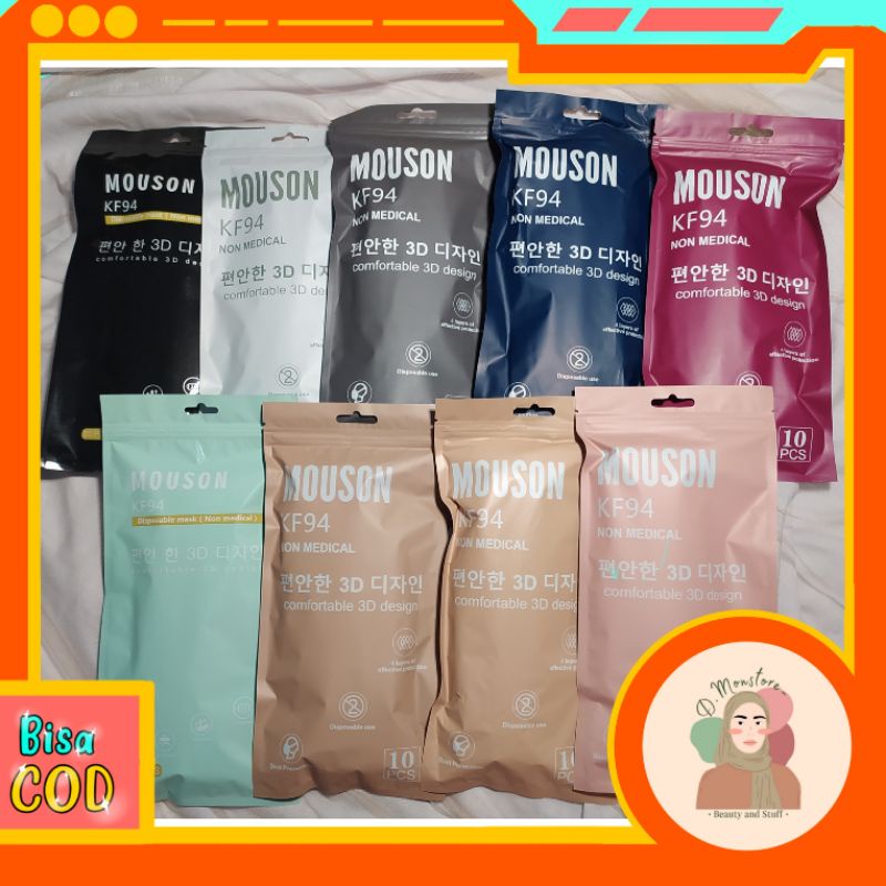 [Ecer] Masker KF94 Mouson || Masker KF94 || Masker 4 ply