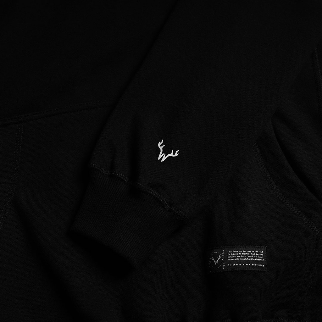 Whoopculture &quot;FOG&quot; Black Hoodie