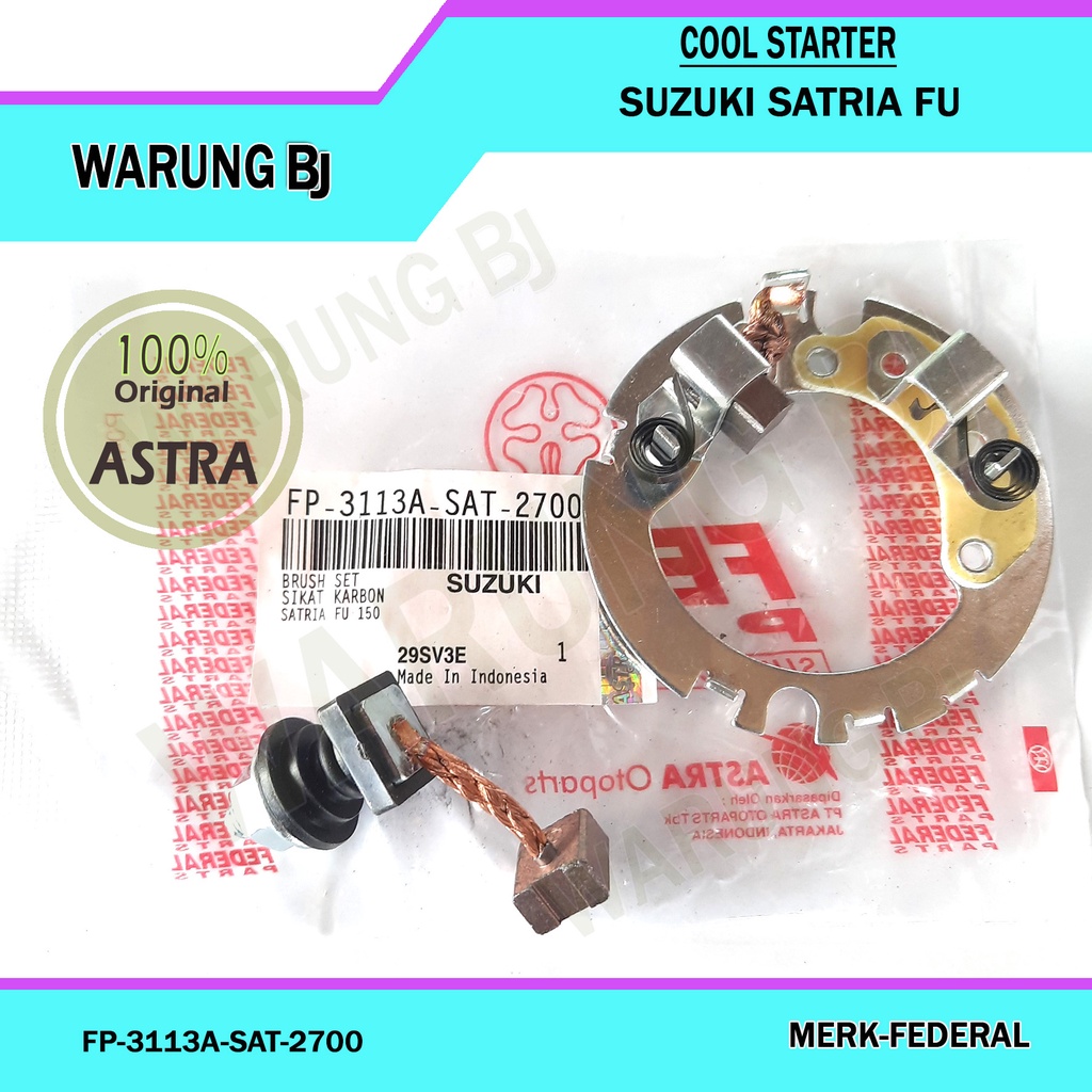 Cool Stater Arang Dinamo Starter Suzuki Satria FU | Federal