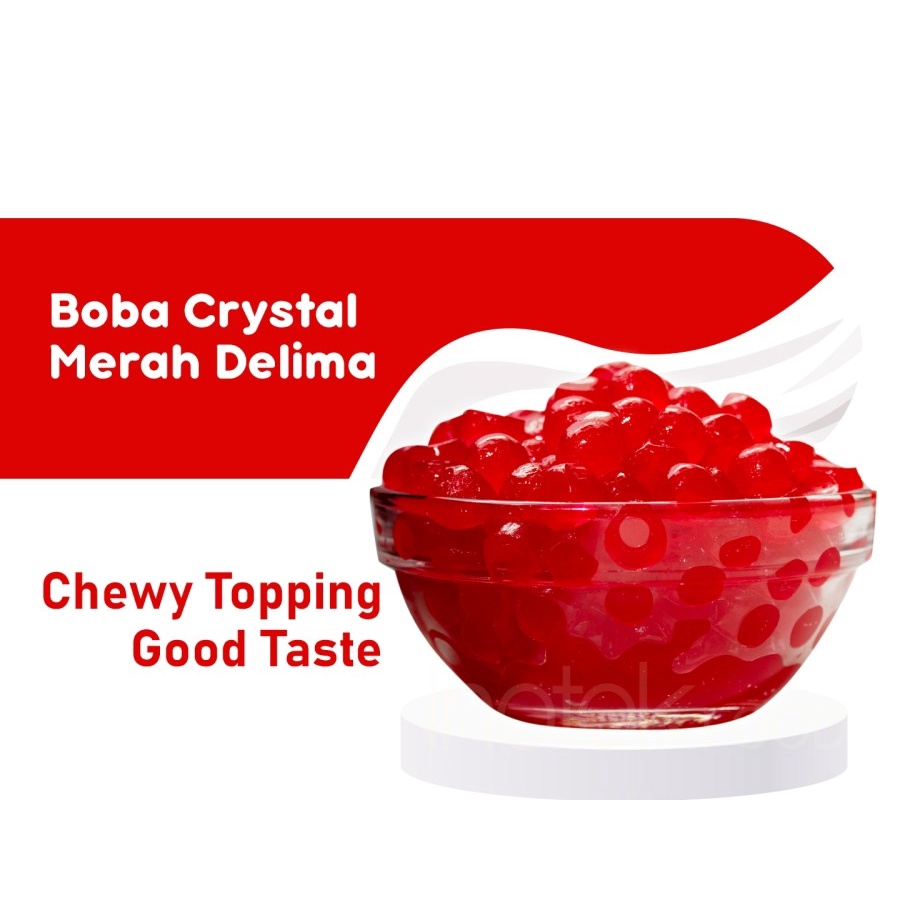 SIRUP BOBA CRYSTAL 1 KG / TOPPING MINUMAN / JELLY BUBBLE KRISTAL MINI