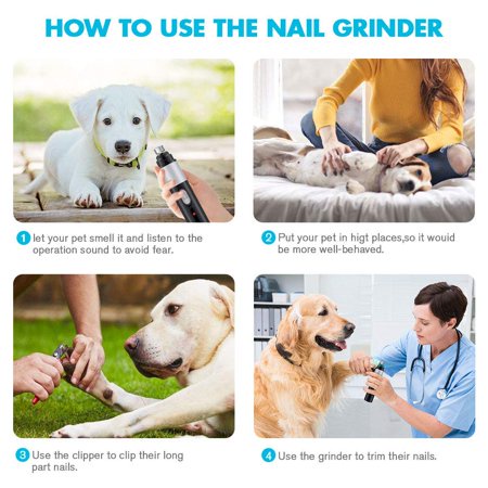 Holytachi Pet Nail Grinder 7 Watt for Dog and Cat / Kikir Kuku Portable Anjing Kucing Hewan