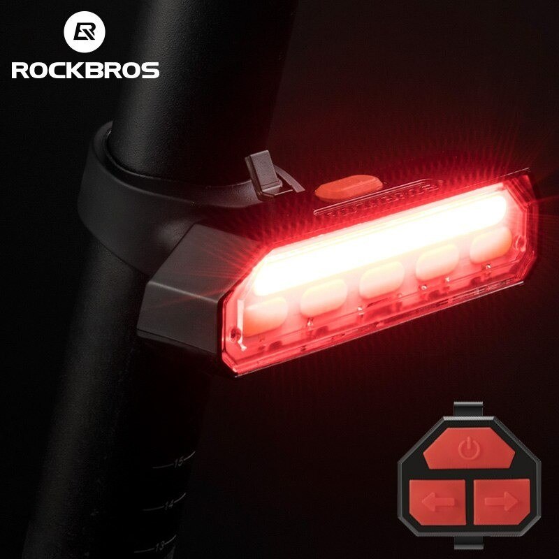 Rockbros VST-WR30 Lampu Sein Sepeda USB Remote Wireless Waterproof