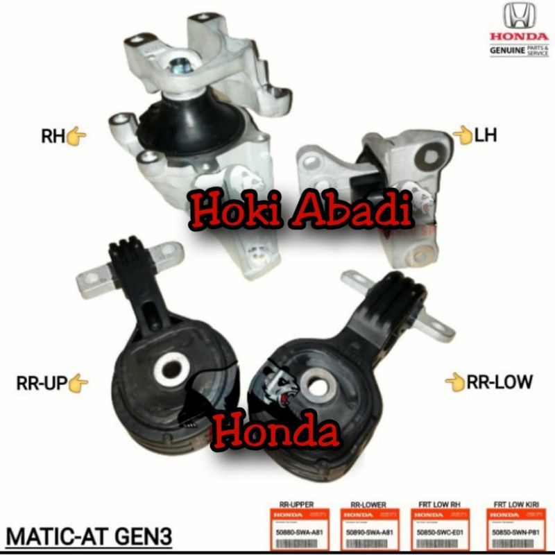 Engine Mounting Honda CRV GEN 3 Tahun 2007 - 2012 Original