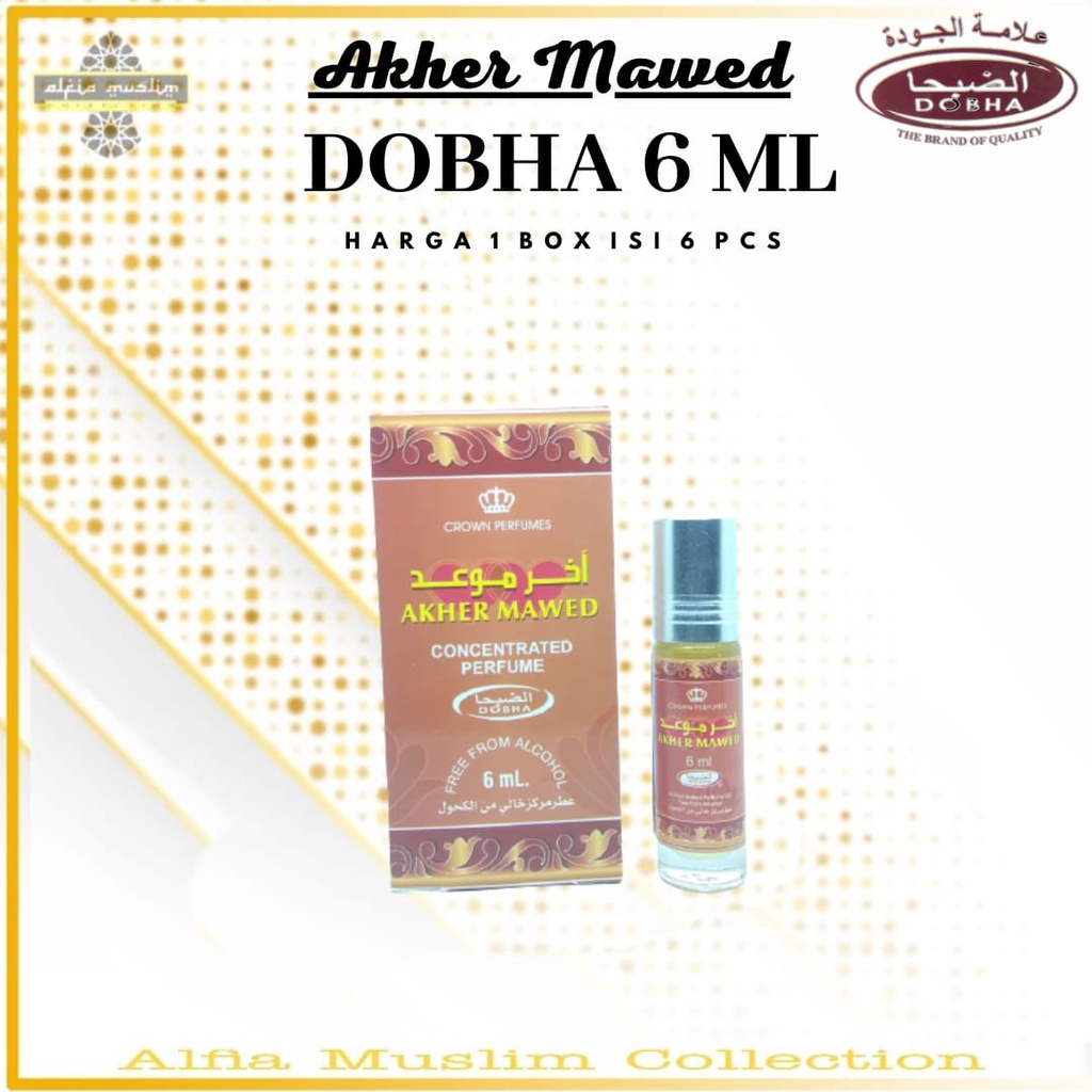 Parfum Akher Mawed Dobha 6 ML