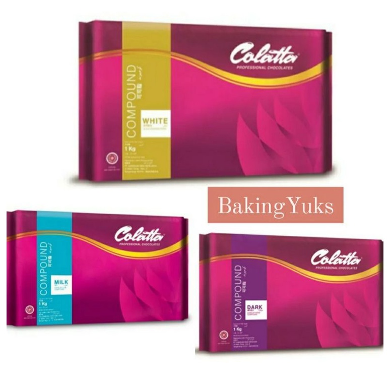

COKLAT COLATTA 1KG - WHITE/DARK/MILK