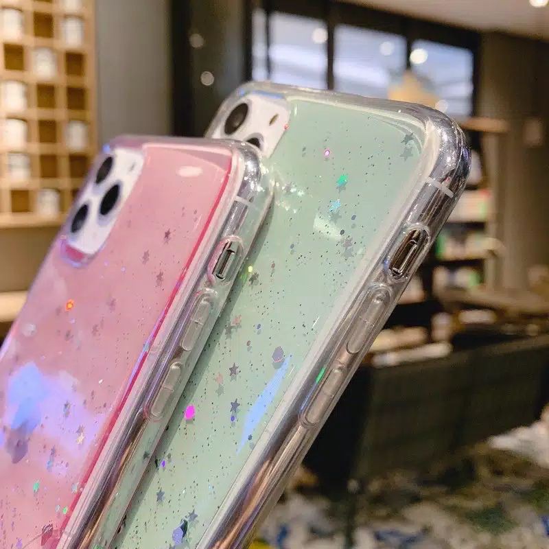 Iphone 12 Mini, 12, 12 Pro, 12 Pro Max, Casing Soft Case TPU Bahan Premium Glitter Glossy