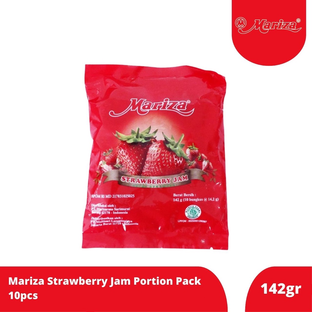 

JM 558 - Mariza Strawberry Jam Portion Pack 10Pcs