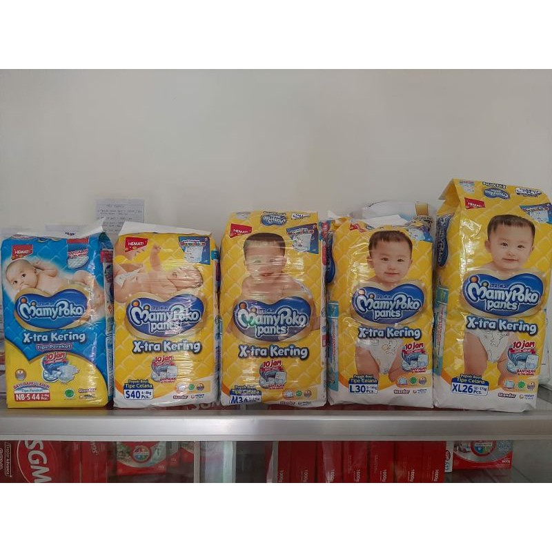 Mamypoko pants extra kering S40,M34,L30