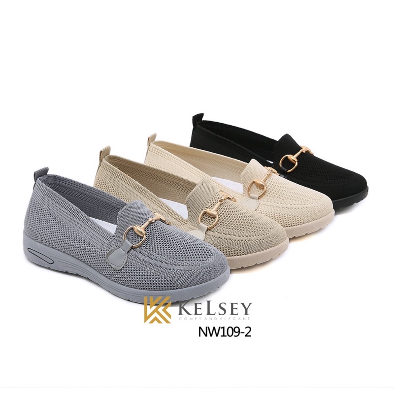 (GRATIS ALAS KAKI) Nicole Sepatu Slip On Wanita Kelsey NW109-2 / Sepatu Wanita