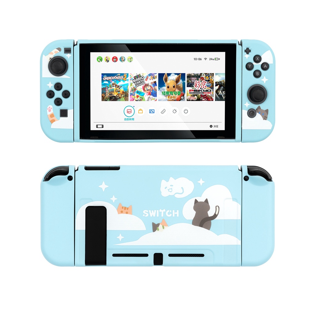 Geekshare Soft Case Silikon TPU Cover Proteksi Konsol Game Nintendo Switch V1 V2