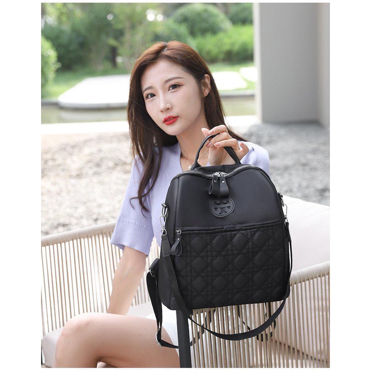 BJ16082 - BEIGE/BLACK/GREEN/PURPLE - TAS RANSEL BACKPACK PUNGGUNG SALE WANITA FASHION IMPORT MODIS ELEGAN TERMURAH TERLARIS TERBARU BAGSTORE JAKARTA TAS BATAM EL6082 3912 LT1993 ZC2001