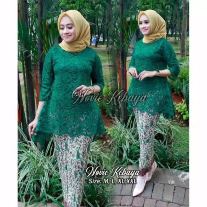 IndahKebaya | TERMURAH SET KEBAYA RINJANI BROKAT / KEBAYA WISUDA / KEBAYA JUMBO / KEBAYA AKAD NIKAH