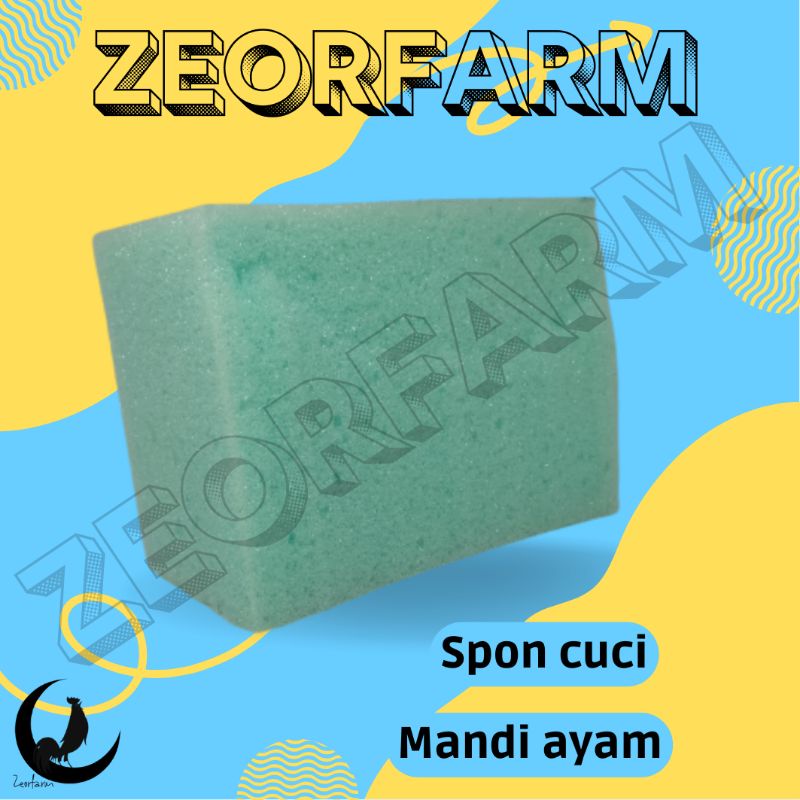 spon bundar kecil cuci dan mandi jago