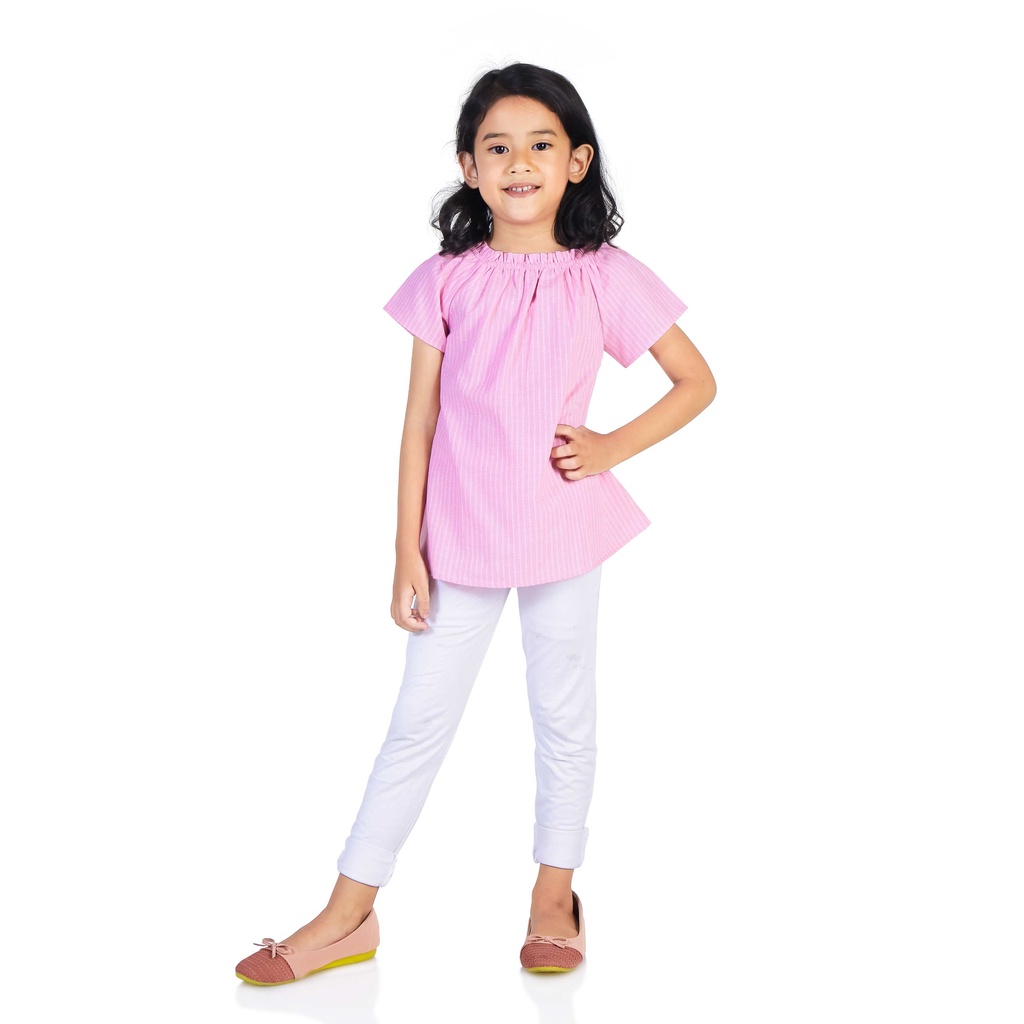 Just4Kids Baju Anak Perempuan Karet Salur Just For Kids Linen