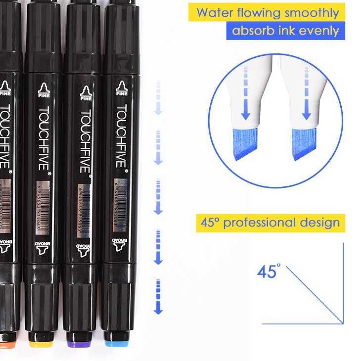 

Pasti ready / GHAVO Terlaris TOUCHNEW BV Spidol Dual Side Fine Art Marker 30 Color /Ready Stock