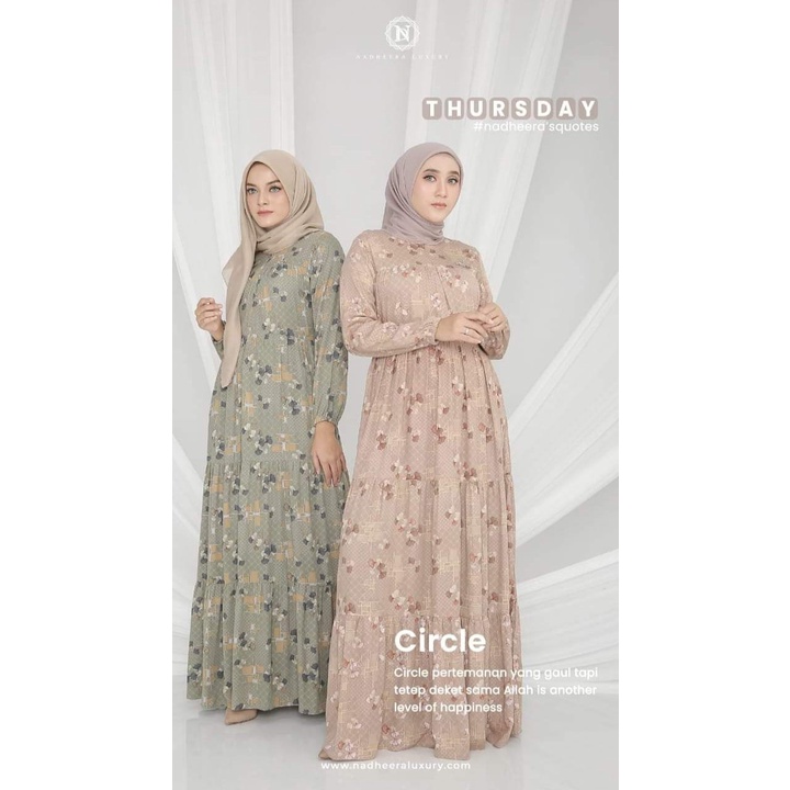 FASHION MUSLIM | GAMIS LAUREL DRESS BY NADHEERA LUXURY