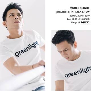  Kaos  Greenlight  Original Simple Logo Ariel  Fashion terbaru 