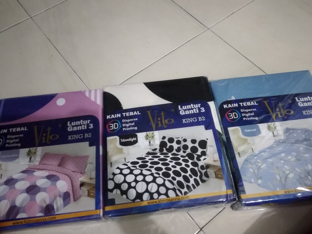 Sprei 3d King Vito Terbaru Motif Moonlight