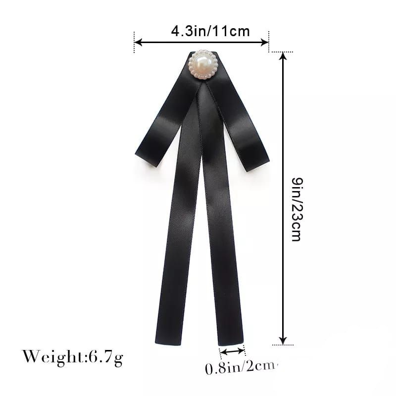 pita hias aplikasi korean ribbon brooch