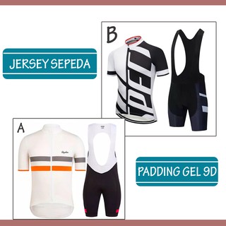 Jersey Sepeda Import Baju Roadbike dan Celana Bib Sepeda