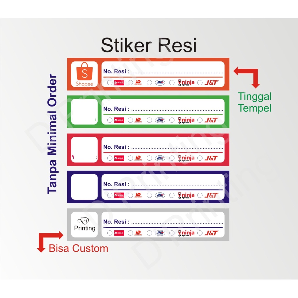 

Stiker RESI / Stiker Pengiriman
