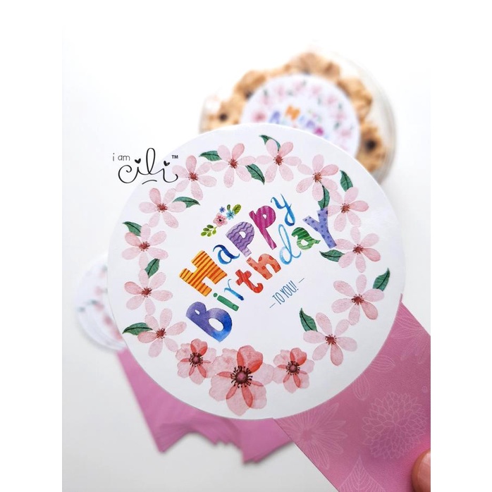 

(Sbday05) Stiker Ulang Tahun Lucu (Uk 7X14Cm) Hot!!!R33E