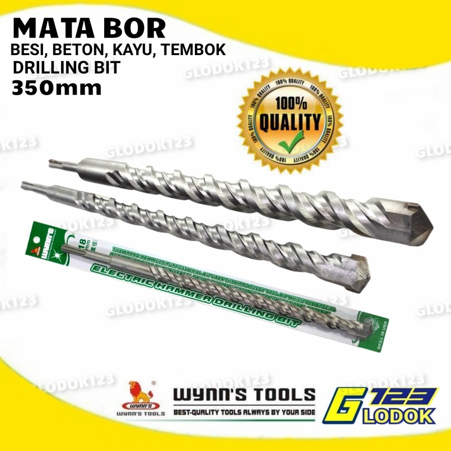 Mata Bor Besi Beton Tembok Kayu 16mm 18mm 20mm 22mm 25mm Drill Bit