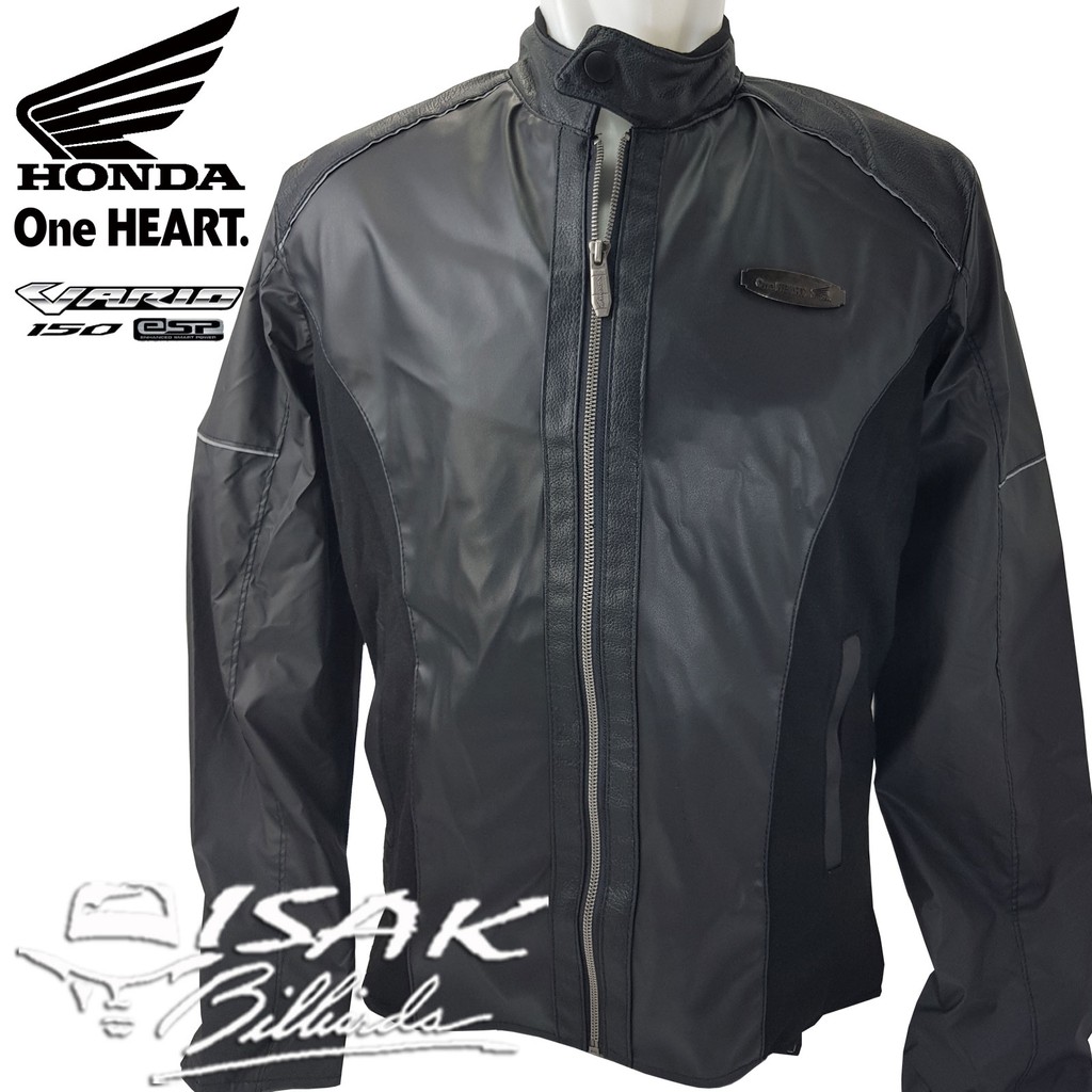 Jacket Honda Vario 150 Asli - Black Jaket Motor Touring Apparel Hitam Original