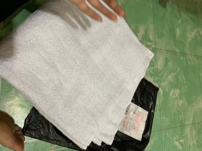 Raishacollection Handuk Mutia Tanggung Warna Putih Uk. 50x100 Cm