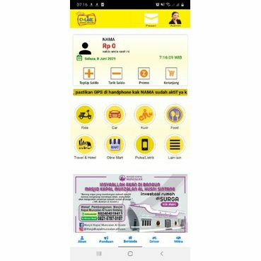 Aplikasi Ojek Online Bisa Custom Nama dan Logo