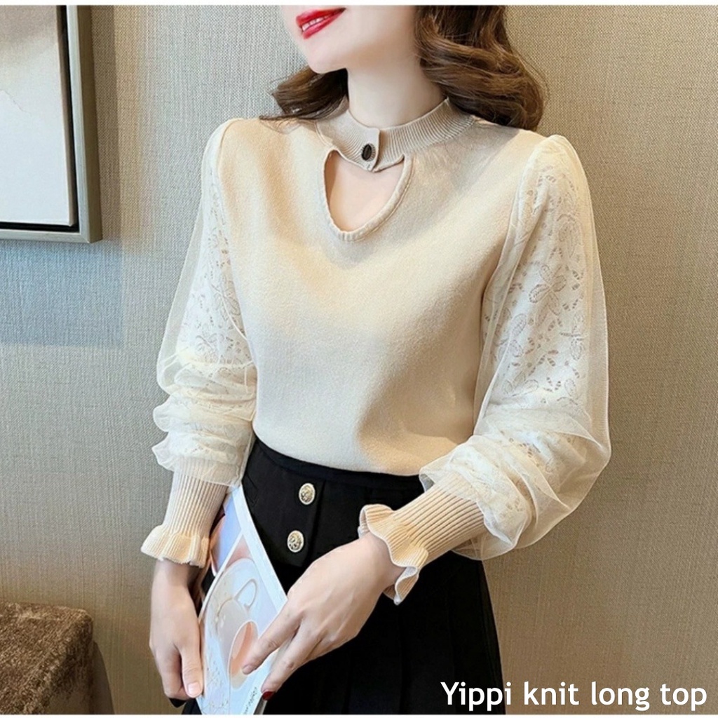 Yippi knit long top - Thejanclothes