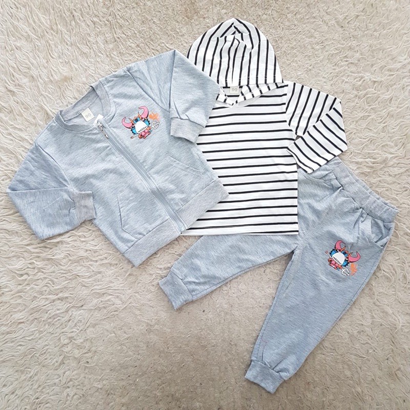 baju bayi IMPORT 3 in 1 Hoodie