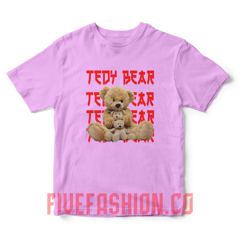 Baju Anak Perempuan teddy bear Kaos perempuan teddy bear
